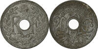 France 20 Centimes Coin, Lindauer, Beaumont - Le Roger, Zinc -