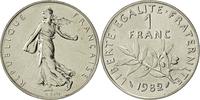 France Franc Coin, Semeuse, Paris, Nickel, KM:925.1, Gadoury:474 -