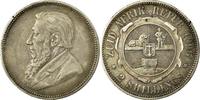 South Africa 2 Shillings Coin, Silver, KM:6 -