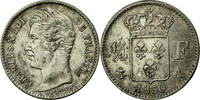 France 1/4 Franc Coin, Charles X, Paris, Silver, KM:722.1 -