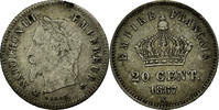 France 20 Centimes Coin, Napoleon III, Napoléon III, Bordeaux -