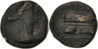 Chalkous Æ Coin, Phoenicia, Arados, Tyche, Chalkous, Arados, Copper -