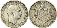 Albania Frang Ar Coin, Zog I, Rome, Silver, KM:16 -