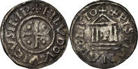 France Denier 822-840 Coin, Louis le Pieux, Silver, Prou:1016 var. SS 239,00 EUR  plus 4,95 EUR verzending
