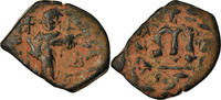 Follis Coin, Constans II, Constantinople, Copper -