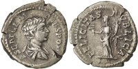 Denarius Coin, Geta, Silver, Cohen:36 -