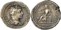Denarius Coin, Caracalla, Silver, Cohen:422 -
