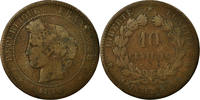 France 10 Centimes Coin, Cérès, Paris, Bronze, KM:815.1 -