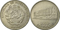Mozambique 1000 Meticais Coin, Royal Mint, Nickel Clad Steel -