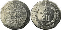Madagascar 20 Ariary Coin, Royal Canadian Mint, Nickel Clad -