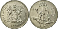 South Africa 50 Cents Coin, Nickel, KM:87 -