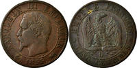 France 5 Centimes Coin, Napoleon III, Napoléon III, Lyons -