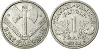 France Franc Coin, Bazor, Beaumont le Roger, Aluminum -