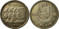 Belgium 100 Francs, 100 Frank Coin, Silver, KM:139.1 -