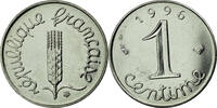 France Centime Coin, Épi, Paris, Stainless Steel, KM:928 -