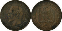 France 5 Centimes Coin, Napoleon III, Napoléon III, Lille -