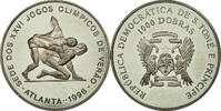 São Tomé and Príncipe 1000 Dobras 1993 Not Applicable Coin, SAINT THOMAS & PRINCE ISLAND, Copper-nickel MS(63)