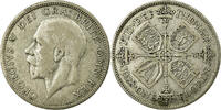 Great Britain Florin, Two Shillings Coin, George V, Silver -