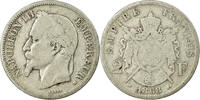 France 2 Francs Coin, Napoleon III, Napoléon III, Strasbourg -