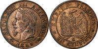France Centime Coin, Napoleon III, Napoléon III, Bordeaux -