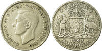Australia Florin 1947 (m) Coin, George VI, Melbourne, Silver, KM:40a VF(30-35)