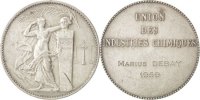 France Medal The Fifth Republic, Business & industry, Silver EF(40-45)
