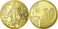France 10 Euro Cent BE, Brass, KM:1410 -
