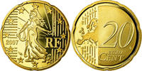 France 20 Euro Cent BE, Brass, KM:1411 -