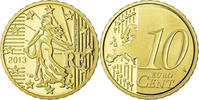 France 10 Euro Cent BE, Brass, KM:1410 -