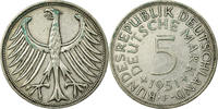GERMANY - FEDERAL REPUBLIC 5 Mark Coin, Stuttgart, Silver -