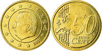 Belgium 50 Euro Cent Brass, KM:244 -