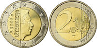 Luxembourg 2 Euro Bi-Metallic, KM:82 -