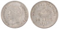 France 20 Centimes Coin, Napoleon III, Napoléon III, Paris -
