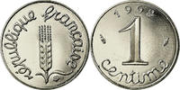 France Centime Coin, Épi, Paris, Proof, Stainless Steel -