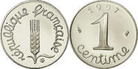 France Centime Coin, Épi, Paris, Proof, Stainless Steel -
