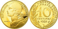 France 10 Centimes Coin, Marianne, Paris, Proof -