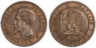 France Centime Coin, Napoleon III, Napoléon III, Lyon -