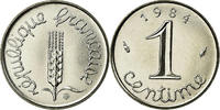 France Centime Coin, Épi, Paris, Stainless Steel, KM:928 -