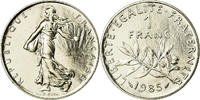 France Franc Coin, Semeuse, Paris, Nickel, KM:925.1 -