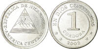 Nicaragua Cordoba Coin, Nickel Clad Steel, KM:101 -