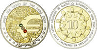 Ireland - Eire Medal 10 ans de l'Euro, Politics, Society, War -