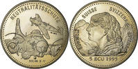 Switzerland Token 5 Ecu, Aviation, Copper-nickel -