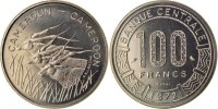 Cameroon 100 Francs Coin, Paris, Nickel -