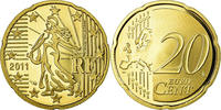 France 20 Euro Cent BE, Brass, KM:1411 -