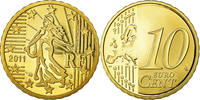 France 10 Euro Cent BE, Brass, KM:1410 -