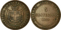 ITALIAN STATES 5 Centesimi Coin, TUSCANY, Provisional Government -