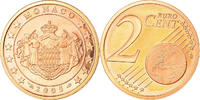 Monaco 2 Euro Cent BE, Copper Plated Steel, Gadoury:MC 173 -