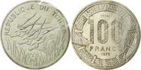 Chad 100 Francs Coin, Paris, ESSAI, Nickel, KM:E5 -
