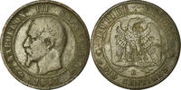 France 10 Centimes Coin, Napoleon III, Napoléon III, Rouen -