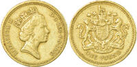 Great Britain Pound Coin, Elizabeth II, Nickel-brass, KM:964 -